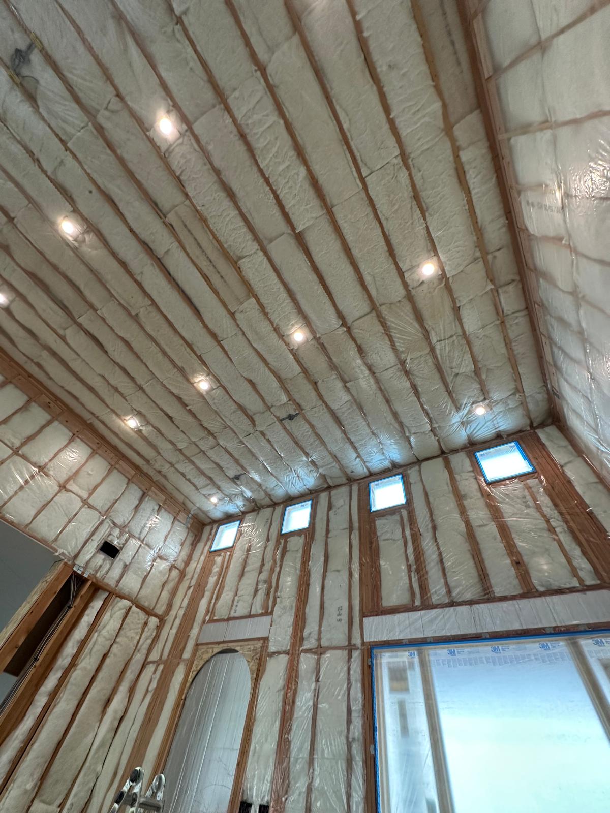 Before ceiling drywall installation